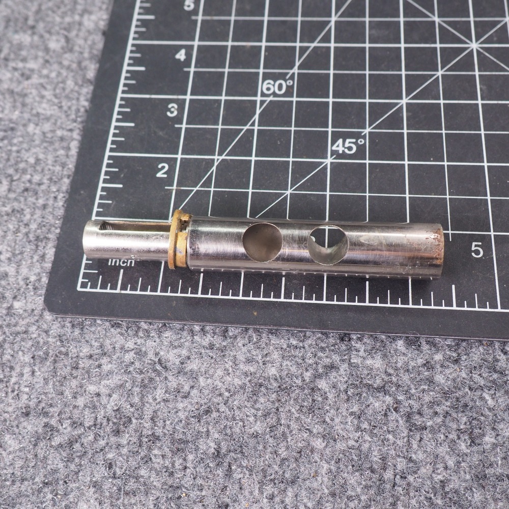 King Tempo Cornet 3rd Valve Piston Replacement Part Silver Brass FLAW